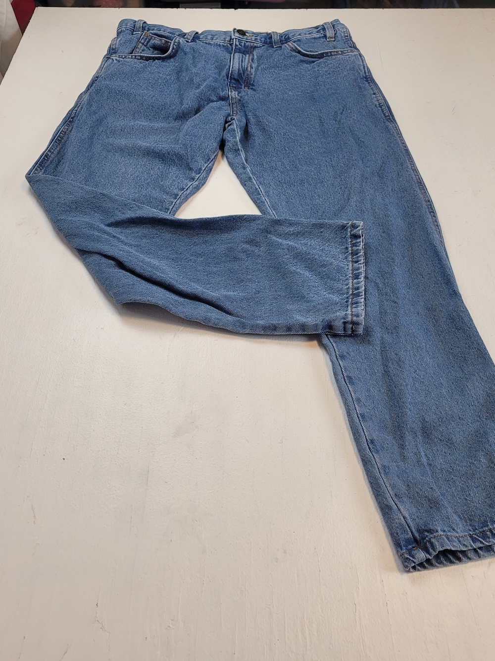 Relaxed Fit Men's Light Blue Denim Jeans